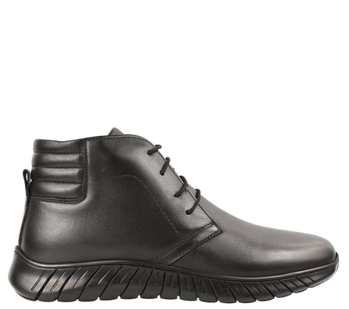 Ghete sport, barbati, GORETTI, B64-1948 negru, piele naturala